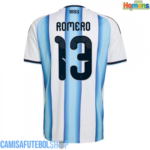 Camisa de time de futebol Argentina Cristian Romero #13 Replicas 1º Equipamento Mundo 2026 Manga Curta
